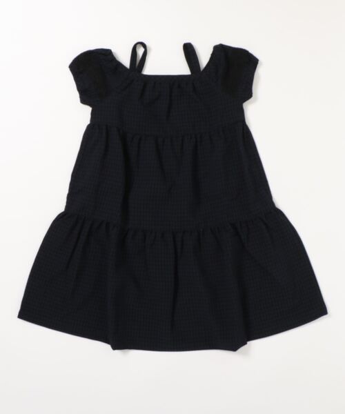 ギンガムチェックオフショルダーワンピース ワンピース Hakka Kids ハッカキッズ のファッション通販 Zozotown
