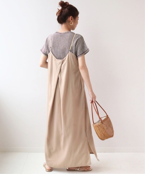 JOURNAL STANDARD relume（ジャーナルスタンダード　レリューム）の「クレープカールマイヤークルーネックTシャツ◆（Tシャツ/カットソー・レディース・ブルー/ブラウン/グリーン・FREE）」の6枚目の写真