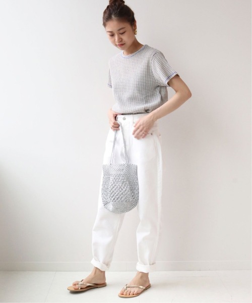 JOURNAL STANDARD relume（ジャーナルスタンダード　レリューム）の「クレープカールマイヤークルーネックTシャツ◆（Tシャツ/カットソー・レディース・ブルー/ブラウン/グリーン・FREE）」の17枚目の写真