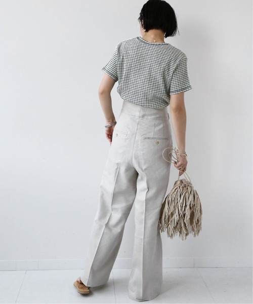 JOURNAL STANDARD relume（ジャーナルスタンダード　レリューム）の「クレープカールマイヤークルーネックTシャツ◆（Tシャツ/カットソー・レディース・ブルー/ブラウン/グリーン・FREE）」の12枚目の写真