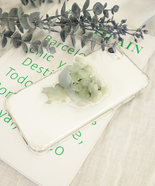 emesuelee（エメスーリー）の「バリエーションスマホリング 便利 韓国 可愛い（スマホグッズ・レディース・D/A/F/E/H/J/I/B/K/C/G/L/R/S/T/U/V/W/X/Y/Z/Q/P/O/N/M/ホワイト/パープル/ホワイト系3/ホワイト系2/ホワイト系1/ピンク/ピンク系1/イエロー/ピンク系3/ピンク系2/ブラウン系2/ブラウン・フリー）」の6枚目の写真