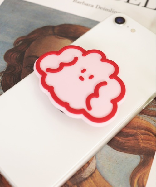 emesuelee（エメスーリー）の「バリエーションスマホリング 便利 韓国 可愛い（スマホグッズ・レディース・D/A/F/E/H/J/I/B/K/C/G/L/R/S/T/U/V/W/X/Y/Z/Q/P/O/N/M/ホワイト/パープル/ホワイト系3/ホワイト系2/ホワイト系1/ピンク/ピンク系1/イエロー/ピンク系3/ピンク系2/ブラウン系2/ブラウン・フリー）」の14枚目の写真