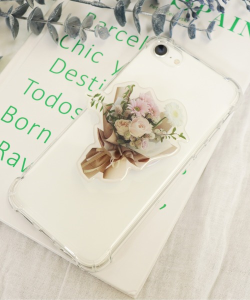 emesuelee（エメスーリー）の「バリエーションスマホリング 便利 韓国 可愛い（スマホグッズ・レディース・D/A/F/E/H/J/I/B/K/C/G/L/R/S/T/U/V/W/X/Y/Z/Q/P/O/N/M/ホワイト/パープル/ホワイト系3/ホワイト系2/ホワイト系1/ピンク/ピンク系1/イエロー/ピンク系3/ピンク系2/ブラウン系2/ブラウン・フリー）」の9枚目の写真