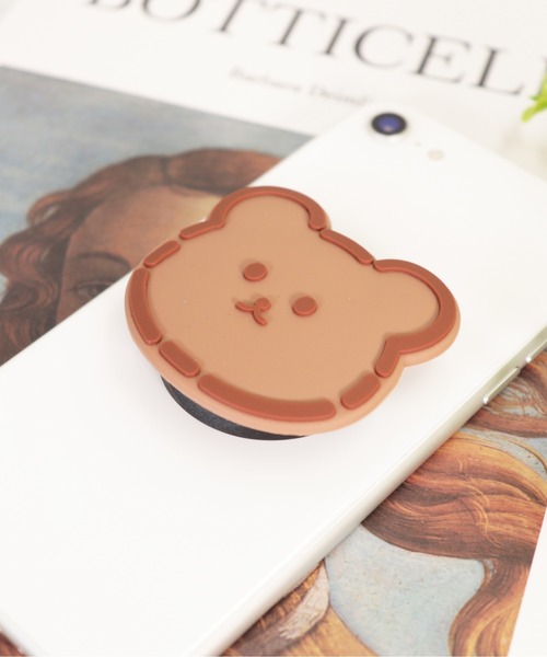 emesuelee（エメスーリー）の「バリエーションスマホリング 便利 韓国 可愛い（スマホグッズ・レディース・D/A/F/E/H/J/I/B/K/C/G/L/R/S/T/U/V/W/X/Y/Z/Q/P/O/N/M/ホワイト/パープル/ホワイト系3/ホワイト系2/ホワイト系1/ピンク/ピンク系1/イエロー/ピンク系3/ピンク系2/ブラウン系2/ブラウン・フリー）」の7枚目の写真