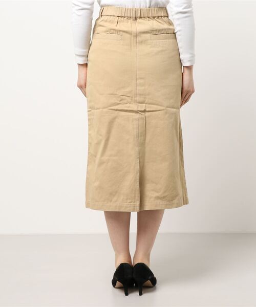 ehka sopo(エヘカソポ)の「【橋下美好×ehka sopo】フロントボタンスカート(スカート・レディース・ブラック/ベージュ/ブルー/グリーン・フリ-)」の6枚目の写真