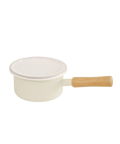 TIMELESS COMFORT（タイムレスコンフォート）の「”富士琺瑯”×Homeland　琺瑯片手鍋　14cm（鍋/フライパン・レディース・グレー/アイボリー・ONE SIZE）」の6枚目の写真