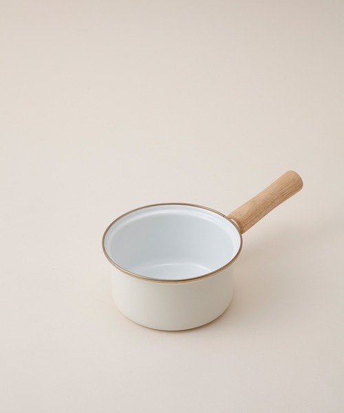 TIMELESS COMFORT（タイムレスコンフォート）の「”富士琺瑯”×Homeland　琺瑯片手鍋　14cm（鍋/フライパン・レディース・グレー/アイボリー・ONE SIZE）」の15枚目の写真