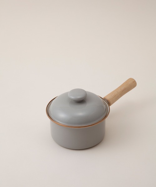 TIMELESS COMFORT（タイムレスコンフォート）の「”富士琺瑯”×Homeland　琺瑯片手鍋　14cm（鍋/フライパン・レディース・グレー/アイボリー・ONE SIZE）」の18枚目の写真