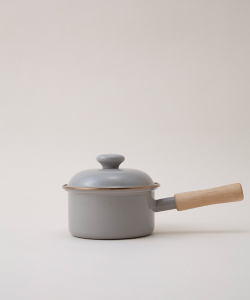 TIMELESS COMFORT（タイムレスコンフォート）の「”富士琺瑯”×Homeland　琺瑯片手鍋　14cm（鍋/フライパン・レディース・グレー/アイボリー・ONE SIZE）」の19枚目の写真