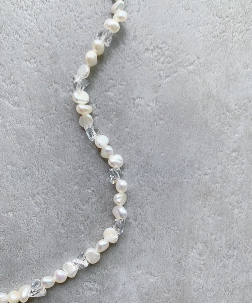 iso(イソ)の「MIXパールネックレス(ネックレス・レディース・ゴールド・FREE)」の8枚目の写真