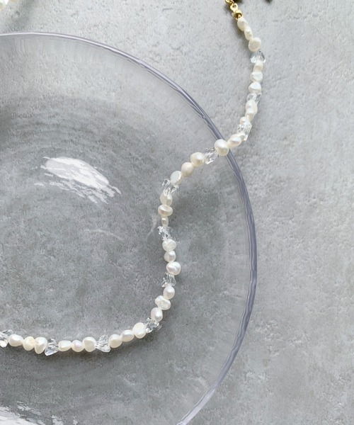 iso(イソ)の「MIXパールネックレス(ネックレス・レディース・ゴールド・FREE)」の6枚目の写真