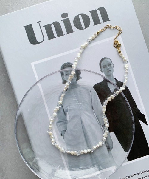 iso(イソ)の「MIXパールネックレス(ネックレス・レディース・ゴールド・FREE)」の3枚目の写真