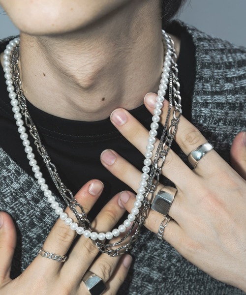 URBAN RESEARCH(アーバンリサーチ)の「URBAN RESEARCH iD SQUAREチェーンネックレス(ネックレス・メンズ・シルバー・FREE)」の3枚目の写真