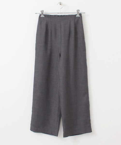 UR Lab.（アーバンリサーチラボ）の「リネンライクタックパンツ（その他パンツ・レディース・グレー/ミント/ブラウン/イエロー・FREE）」の2枚目の写真