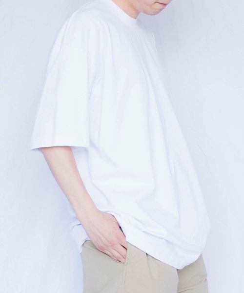 PRO CLUB (プロクラブ)の「Pro Club プロクラブ/6.5oz ヘビーウェイトクルーネックTシャツ (ユニセックス)(Tシャツ/カットソー・メンズ・ホワイト/ブラック/マスタード/ブラウン・SMALL/LARGE/XXX-LARGE/MEDIUM/XX-LARGE/X-LARGE)」の6枚目の写真