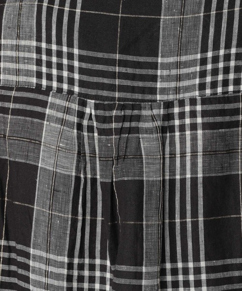 studio CLIP（スタディオクリップ）の「《Natural by studio CLIP》リラックスギャザーワンピース（ワンピース・レディース・ブラック/ベージュ/オフホワイト・FREE）」の11枚目の写真