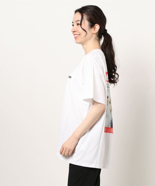 Lee（リー）の「ＬｅｅＢＣプリントＴｅｅ（Tシャツ/カットソー・レディース・オフホワイト/ブラック・M）」の4枚目の写真