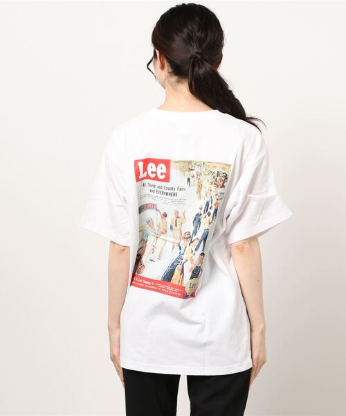 Lee（リー）の「ＬｅｅＢＣプリントＴｅｅ（Tシャツ/カットソー・レディース・オフホワイト/ブラック・M）」の5枚目の写真