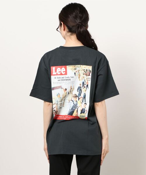 Lee（リー）の「ＬｅｅＢＣプリントＴｅｅ（Tシャツ/カットソー・レディース・オフホワイト/ブラック・M）」の3枚目の写真