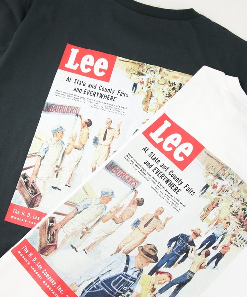 Lee（リー）の「ＬｅｅＢＣプリントＴｅｅ（Tシャツ/カットソー・レディース・オフホワイト/ブラック・M）」の11枚目の写真