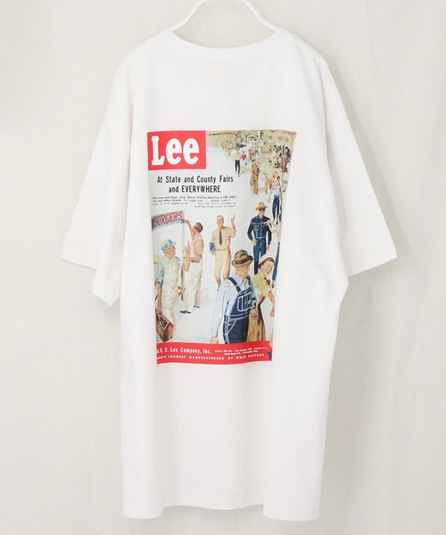 Lee（リー）の「ＬｅｅＢＣプリントＴｅｅ（Tシャツ/カットソー・レディース・オフホワイト/ブラック・M）」の6枚目の写真