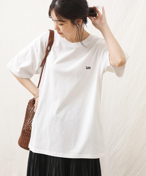 Lee（リー）の「ＬｅｅＢＣプリントＴｅｅ（Tシャツ/カットソー・レディース・オフホワイト/ブラック・M）」の18枚目の写真