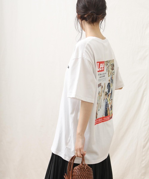 Lee（リー）の「ＬｅｅＢＣプリントＴｅｅ（Tシャツ/カットソー・レディース・オフホワイト/ブラック・M）」の19枚目の写真