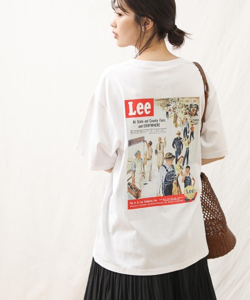 Lee（リー）の「ＬｅｅＢＣプリントＴｅｅ（Tシャツ/カットソー・レディース・オフホワイト/ブラック・M）」の20枚目の写真