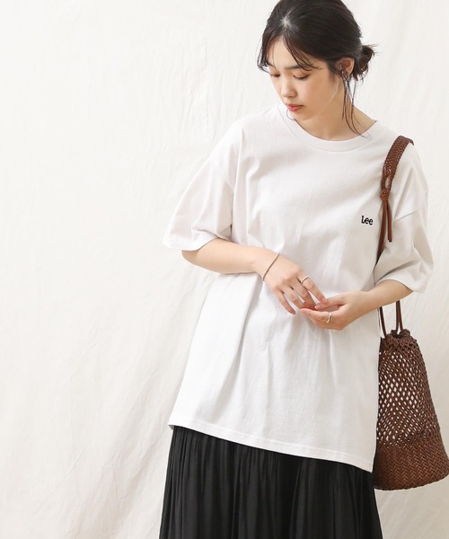 Lee（リー）の「ＬｅｅＢＣプリントＴｅｅ（Tシャツ/カットソー・レディース・オフホワイト/ブラック・M）」の22枚目の写真