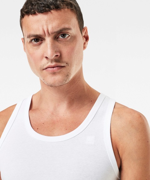 セール】BASE TANK TOP 2-PACK/2枚組（タンクトップ）｜G-STAR