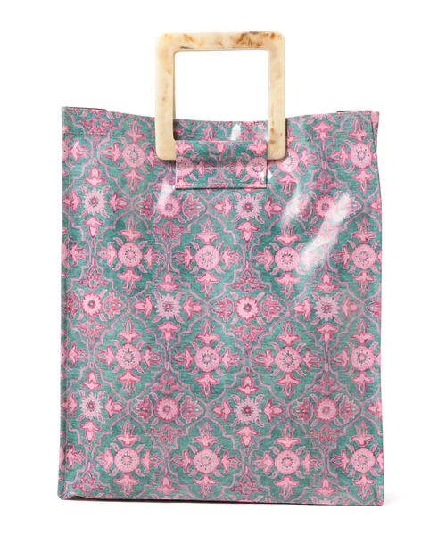 Ray BEAMS（レイビームス）の「Casselini × Ray BEAMS / 別注 テキスタイル トートバッグ（トートバッグ・レディース・ピンク/その他・ONE SIZE）」の4枚目の写真