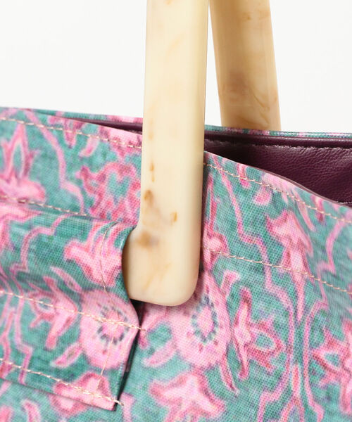 Ray BEAMS（レイビームス）の「Casselini × Ray BEAMS / 別注 テキスタイル トートバッグ（トートバッグ・レディース・ピンク/その他・ONE SIZE）」の8枚目の写真