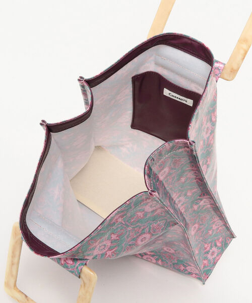 Ray BEAMS（レイビームス）の「Casselini × Ray BEAMS / 別注 テキスタイル トートバッグ（トートバッグ・レディース・ピンク/その他・ONE SIZE）」の9枚目の写真