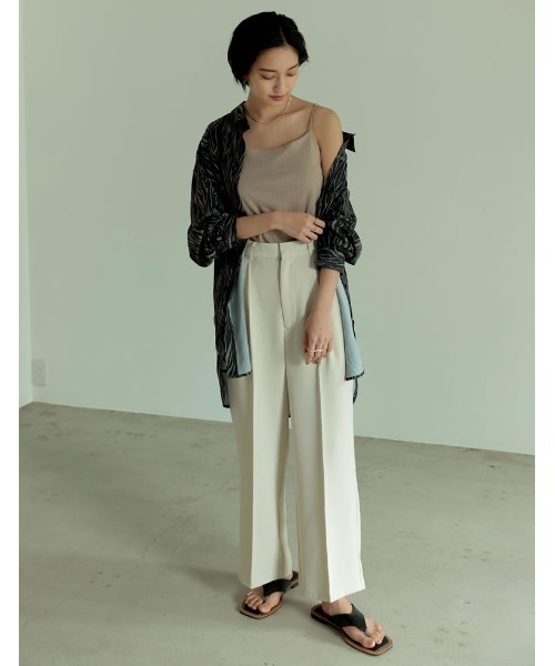 Re:EDIT（リエディ）の「配色トングサンダル（サンダル・レディース・キャメル/ブラック・MEDIUM/XX-LARGE/LARGE/X-LARGE/SMALL）」の10枚目の写真