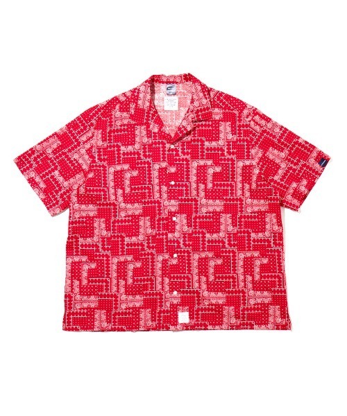 トップス APPLEBUM Paisley Jacquard OversizeShirt APPLEBUM（アップルバム）の「Paisley Jacquard S/S Oversize