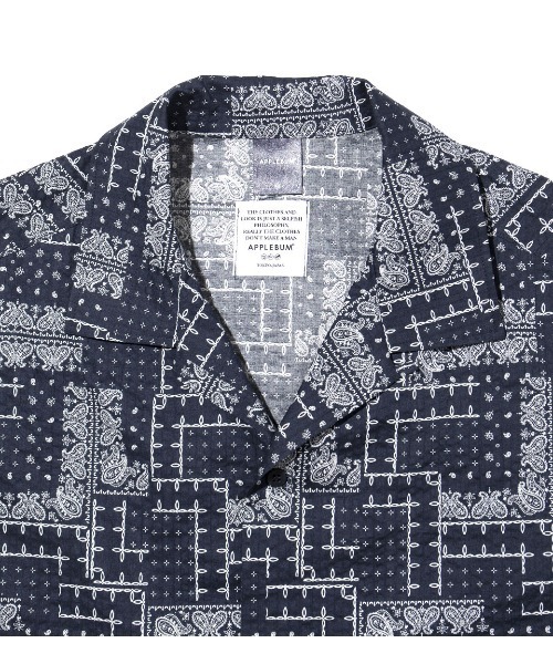 トップス APPLEBUM Paisley Jacquard OversizeShirt APPLEBUM（アップルバム）の「Paisley Jacquard S/S Oversize