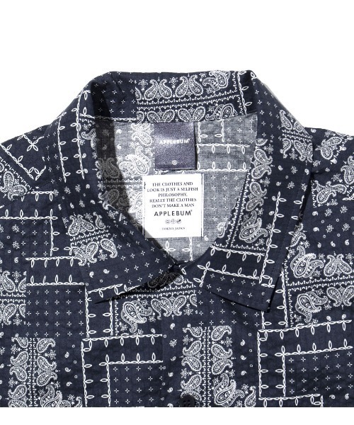 APPLEBUM(アップルバム)の「Paisley S/S Oversize Shirt(シャツ/ブラウス・メンズ・ネイビー/レッド/ブルー・MEDIUM/LARGE/X-LARGE)」の14枚目の写真