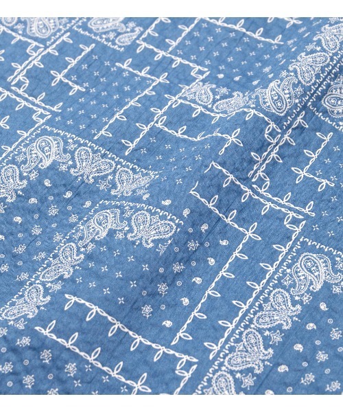 APPLEBUM(アップルバム)の「Paisley S/S Oversize Shirt(シャツ/ブラウス・メンズ・ネイビー/レッド/ブルー・MEDIUM/LARGE/X-LARGE)」の9枚目の写真