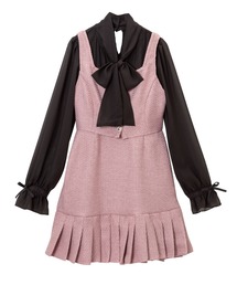 ワンピース ドレス ピンク 桃色系 ツイード ファッション通販 Zozotown