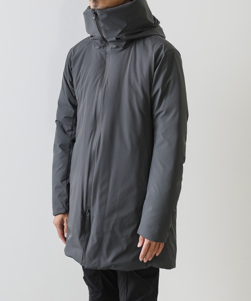 【美品】ATTACHMENT ダウンプルオーバーアウター グレー サイズ2 OUTER