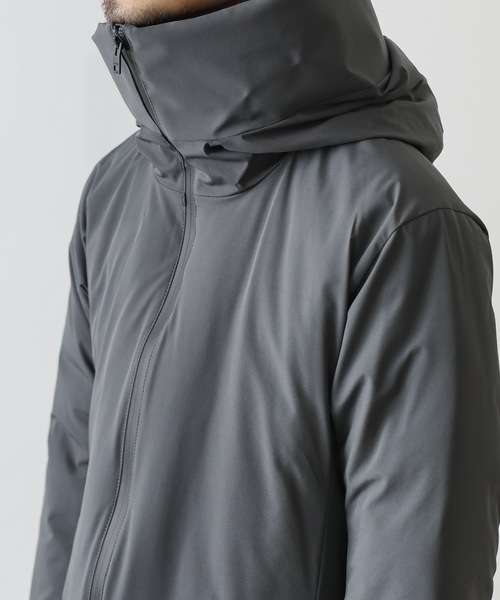 ATTACHMENT（アタッチメント）の「3LAYER LIGHT TAFFETA HOODED DOWN COAT（ダウンジャケット/コート・メンズ・ブラック/ダークグレー/ライトグレー・1/2/3）」の16枚目の写真