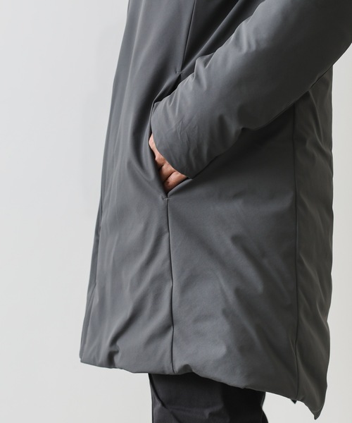 ATTACHMENT（アタッチメント）の「3LAYER LIGHT TAFFETA HOODED DOWN COAT（ダウンジャケット/コート・メンズ・ブラック/ダークグレー/ライトグレー・1/2/3）」の17枚目の写真