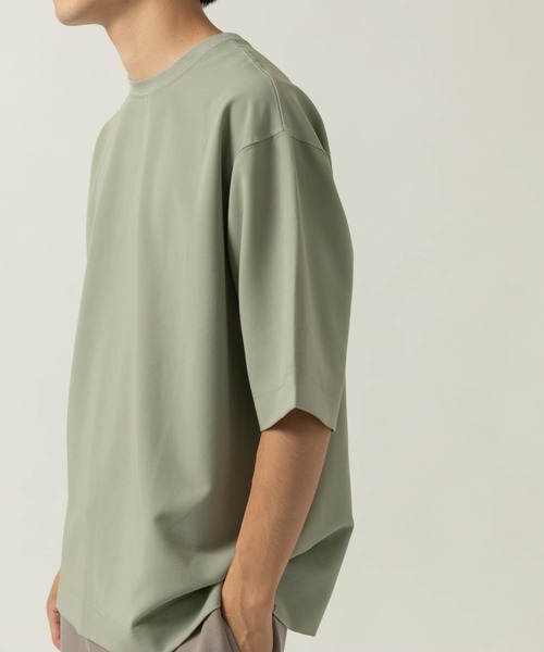 ITEMS URBANRESEARCH（アイテムズ アーバンリサーチ）の「TRストレッチ半袖Tシャツ（Tシャツ/カットソー・メンズ・パープル/ブラック/グレー/ブルー/カーキ・LARGE/MEDIUM）」の6枚目の写真