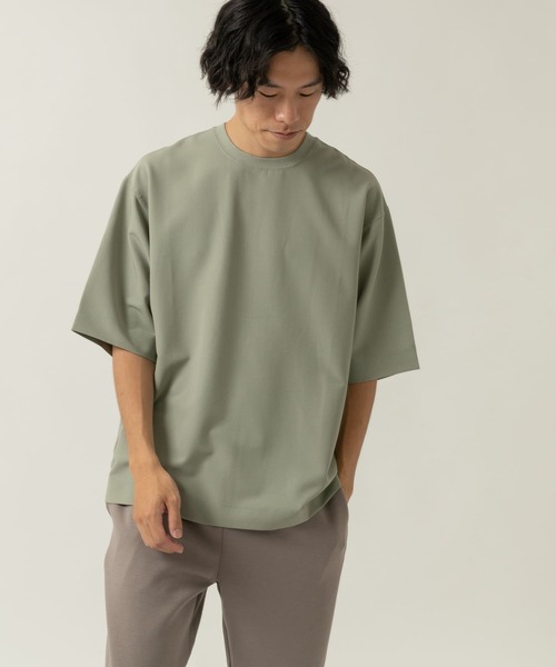 ITEMS URBANRESEARCH（アイテムズ アーバンリサーチ）の「TRストレッチ半袖Tシャツ（Tシャツ/カットソー・メンズ・パープル/ブラック/グレー/ブルー/カーキ・LARGE/MEDIUM）」の11枚目の写真