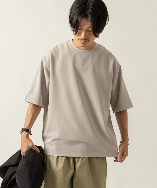ITEMS URBANRESEARCH（アイテムズ アーバンリサーチ）の「TRストレッチ半袖Tシャツ（Tシャツ/カットソー・メンズ・パープル/ブラック/グレー/ブルー/カーキ・LARGE/MEDIUM）」の7枚目の写真