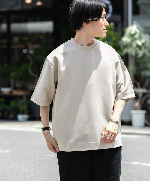 ITEMS URBANRESEARCH（アイテムズ アーバンリサーチ）の「TRストレッチ半袖Tシャツ（Tシャツ/カットソー・メンズ・パープル/ブラック/グレー/ブルー/カーキ・LARGE/MEDIUM）」の14枚目の写真