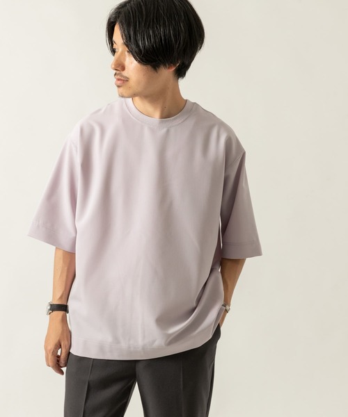 ITEMS URBANRESEARCH（アイテムズ アーバンリサーチ）の「TRストレッチ半袖Tシャツ（Tシャツ/カットソー・メンズ・パープル/ブラック/グレー/ブルー/カーキ・LARGE/MEDIUM）」の19枚目の写真