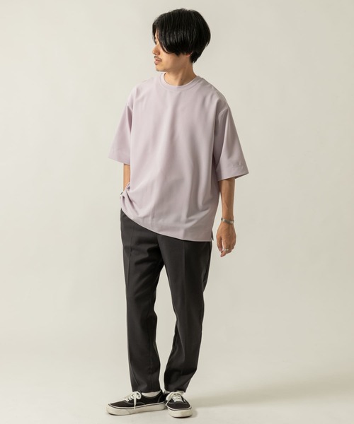 ITEMS URBANRESEARCH（アイテムズ アーバンリサーチ）の「TRストレッチ半袖Tシャツ（Tシャツ/カットソー・メンズ・パープル/ブラック/グレー/ブルー/カーキ・LARGE/MEDIUM）」の21枚目の写真