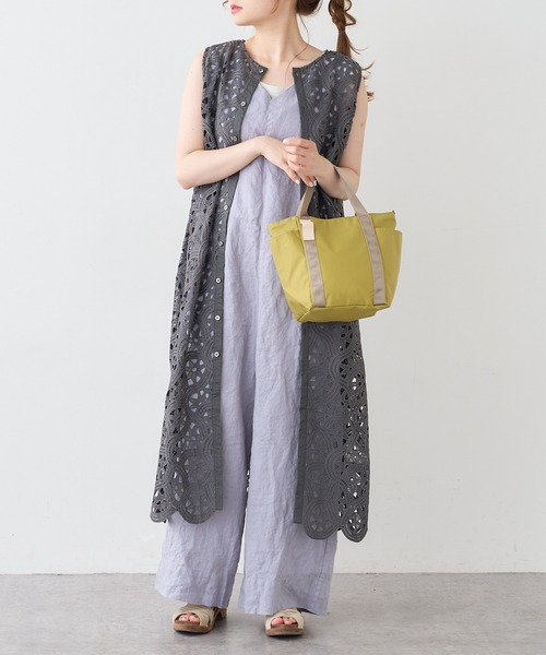 今期完売品　25SS ナイロンレース2WAYワンピース　ピュアルセシン ナイロンレース2WAYワンピース | PUAL CE CIN(ピュアルセシン