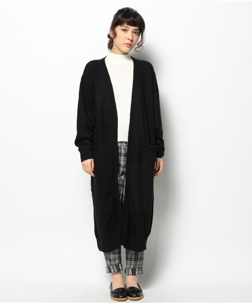 WHO'S WHO gallery（フーズフーギャラリー）の「【期間限定セール】【THE BIG SERIES】Long Gown（カーディガン/ボレロ・レディース・ホワイト/ネイビー/ブラック・FREE）」の4枚目の写真